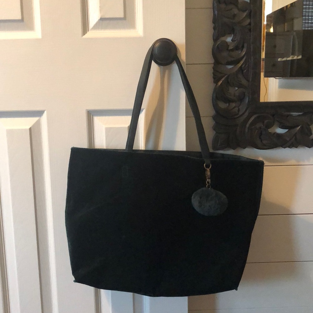 Velvet Emerald Green Tote